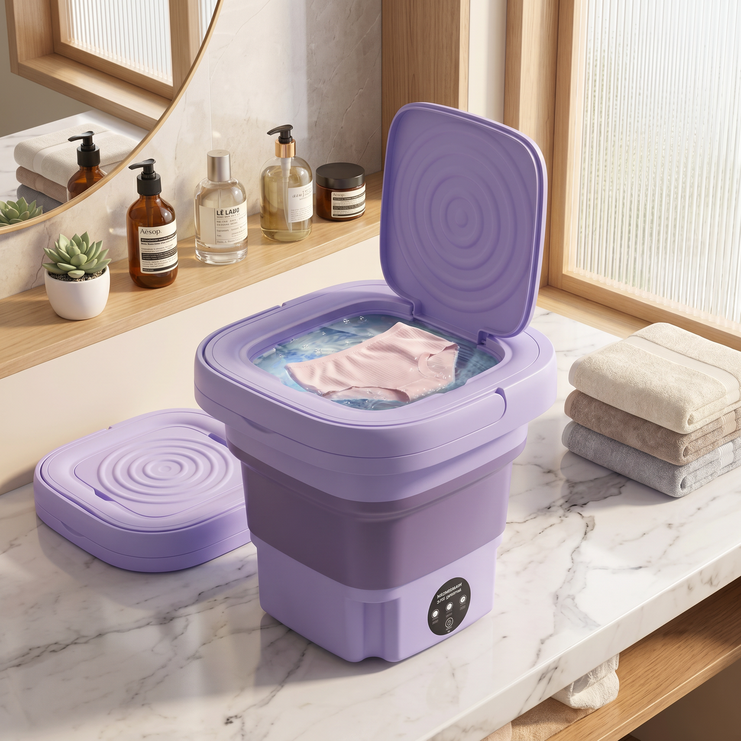 HomeEase™ – Mini Machine à Laver Portable Pliable